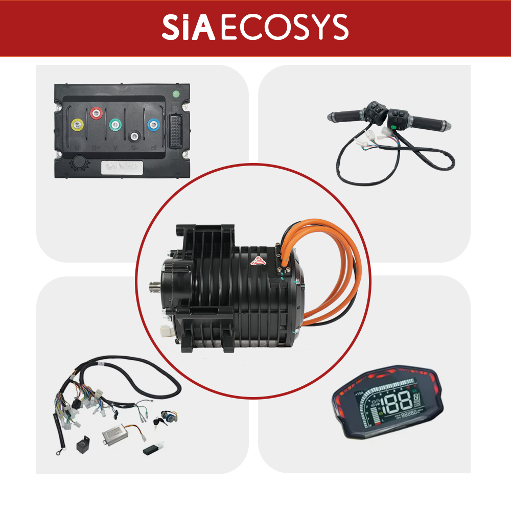 QSMOTOR QS138 3000W V3 70H Mid - Mid Drive Motor Kit 72V 3000W recension och pris
