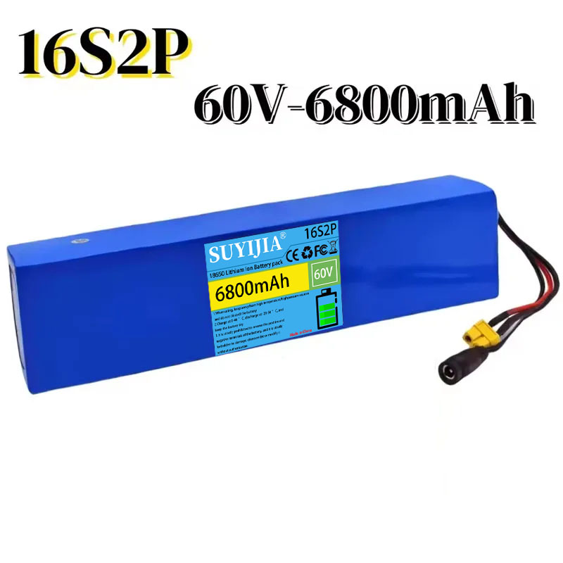 16S2P Lithium Battery Pack, 60 - 60V 30Ah Electric Scooter Battery recension och pris