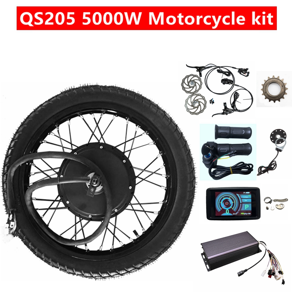 NBpower QS205 50H V3 72v 5000W - Electric Motorcycle Conversion Kit 72V recension och pris