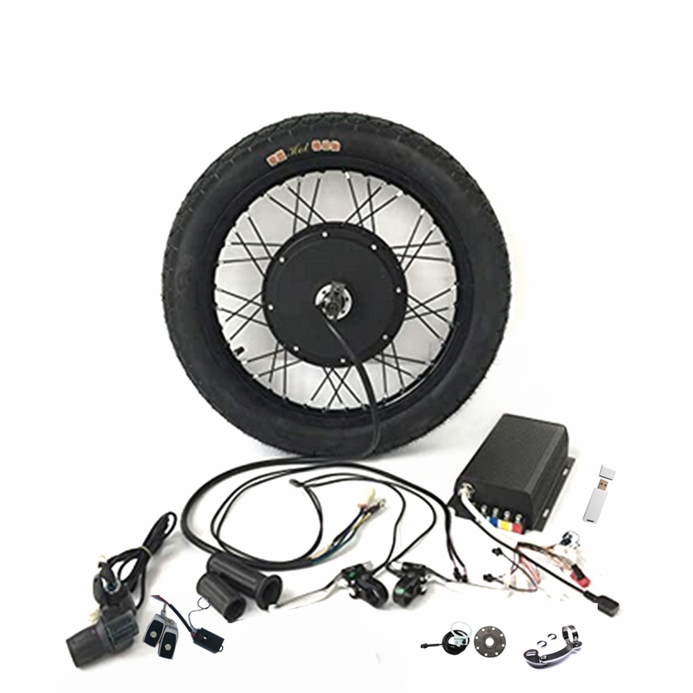 150mm Dropout  QS205 50H 48-72 - Electric Motorcycle Conversion Kit 72V recension och pris