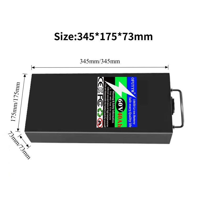 New 60V 40Ah 35Ah 30Ah Electri - 60V 30Ah Electric Scooter Battery recension och pris